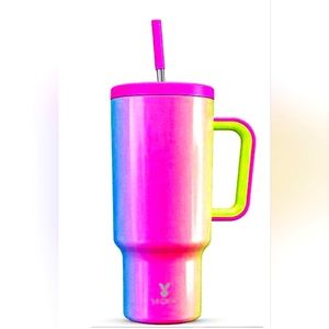 On Sale *BRAND NEW Meoky 40 oz. Tumbler , no spill, built in non slip coaster.